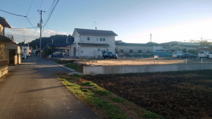 いわき市好間町下好間、土地の画像です
