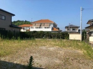 いわき市平下平窪、土地の画像です