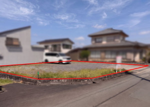 松阪市久保町、土地の外観画像です