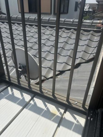 松阪市塚本町、中古一戸建てのバルコニー画像です