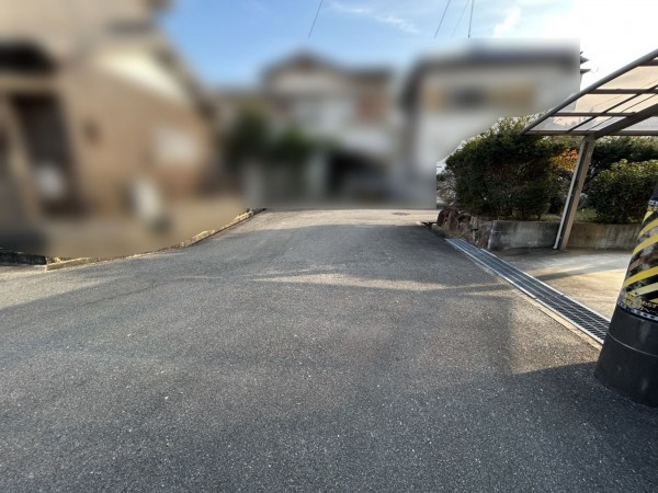 松阪市嬉野平生町、収益物件/住宅の前面道路を含む現地写真画像です