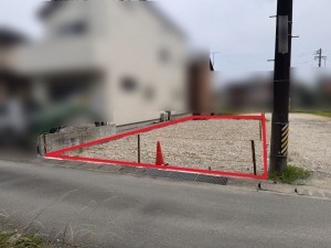 松阪市大黒田町、土地の画像です