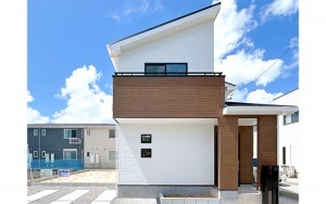 松阪市五反田町、新築一戸建ての外観画像です