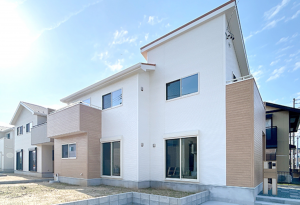 松阪市山室町、新築一戸建ての外観画像です