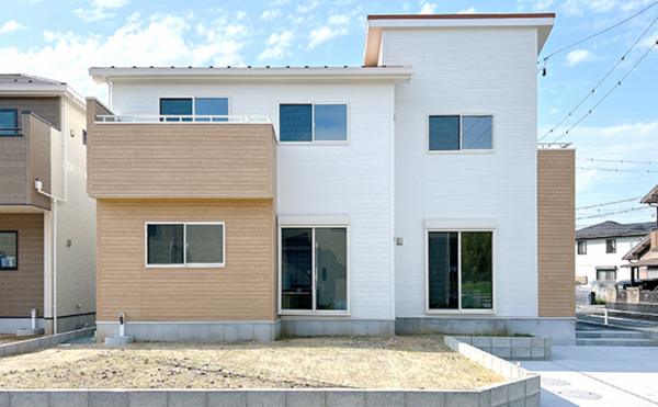 松阪市山室町、新築一戸建ての外観画像です