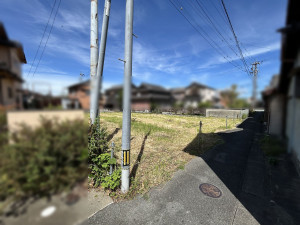 松阪市清生町、土地の外観画像です