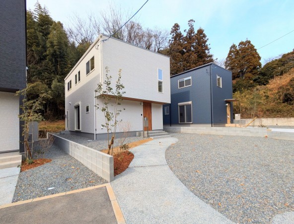 熊本市西区池田、新築一戸建ての外観画像です