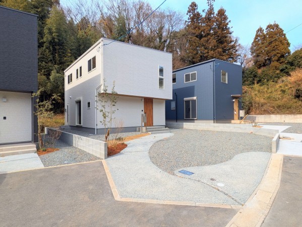 熊本市西区池田、新築一戸建ての外観画像です