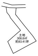 上益城郡益城町大字福原、土地の間取り画像です