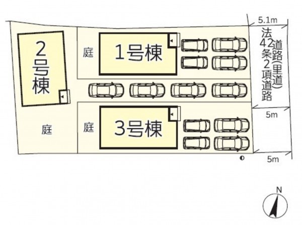 熊本市東区小山、新築一戸建ての画像です