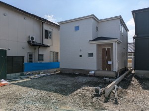 熊本市東区京塚本町、新築一戸建ての外観画像です