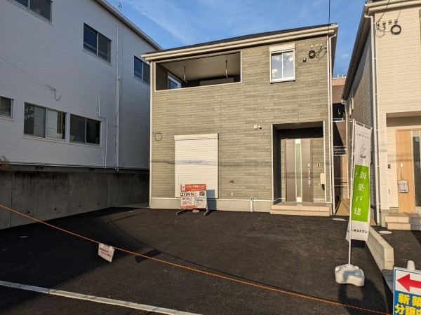 熊本市東区山ノ神、新築一戸建ての外観画像です