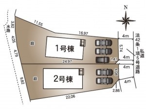 熊本市東区下江津、新築一戸建ての画像です