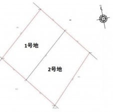 熊本市東区西原、土地の間取り画像です