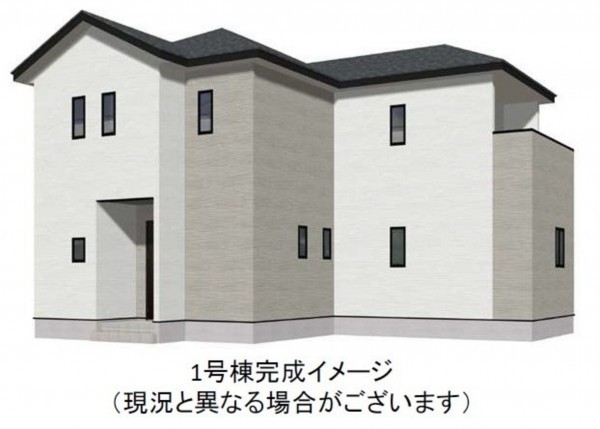 上益城郡益城町大字広崎、新築一戸建ての完成予想図（外観）画像です