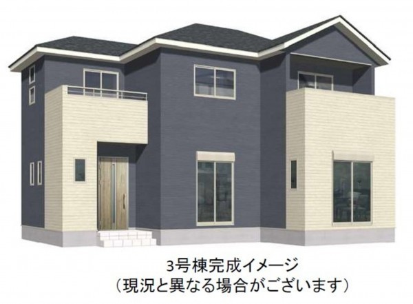 上益城郡益城町大字広崎、新築一戸建ての完成予想図（外観）画像です