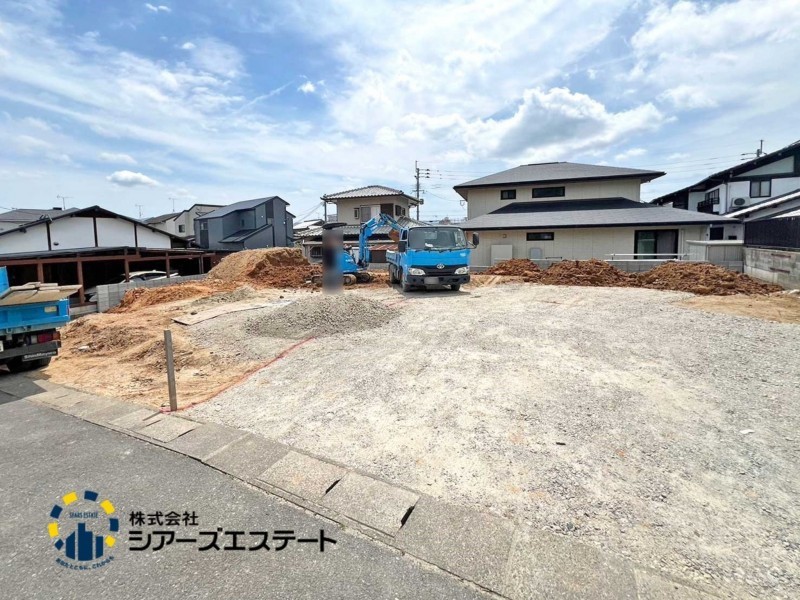 福岡市東区八田、新築一戸建ての外観画像です