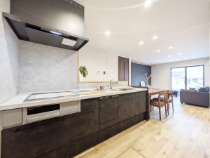春日市春日、新築一戸建てのキッチン画像です