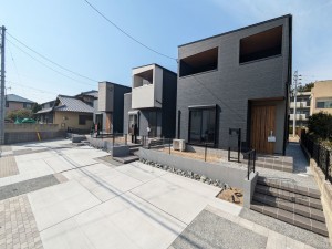 春日市春日、新築一戸建ての完成予想図（外観）画像です