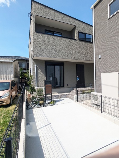 那珂川市道善、新築一戸建ての外観画像です