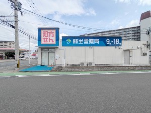 春日市須玖北、新築一戸建てのドラッグストア画像です