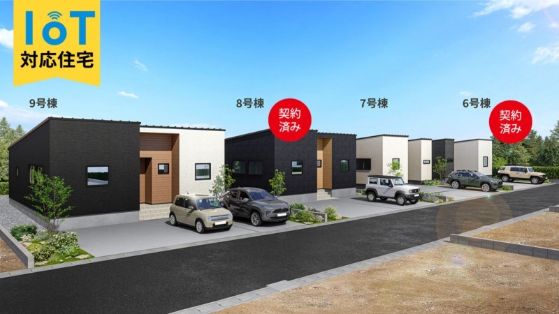 神埼郡吉野ヶ里町立野、新築一戸建ての完成予想図（外観）画像です