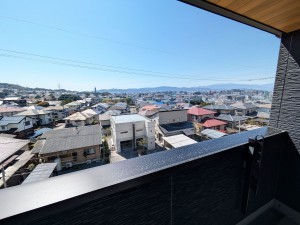 大野城市大城、新築一戸建てのバルコニー画像です