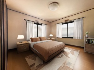 佐賀市鍋島、中古一戸建ての寝室画像です
