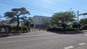 朝倉郡筑前町中牟田、土地の中学校画像です