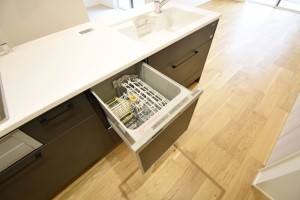 福岡市西区太郎丸、新築一戸建てのキッチン画像です