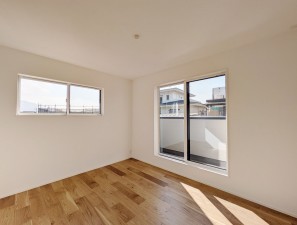 糟屋郡粕屋町原町、新築一戸建ての居間画像です