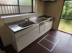 糟屋郡宇美町とびたけ、中古一戸建てのキッチン画像です