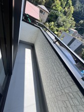 糸島市二丈深江、中古一戸建てのバルコニー画像です