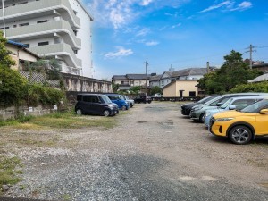 大野城市上大利、土地の前面道路を含む現地写真画像です