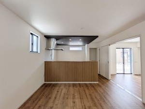 那珂川市今光、新築一戸建ての居間画像です