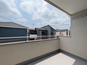 那珂川市今光、新築一戸建てのバルコニー画像です