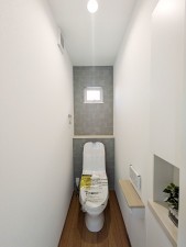 糟屋郡粕屋町原町、新築一戸建てのトイレ画像です