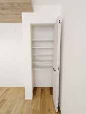 福津市西福間、新築一戸建ての収納画像です