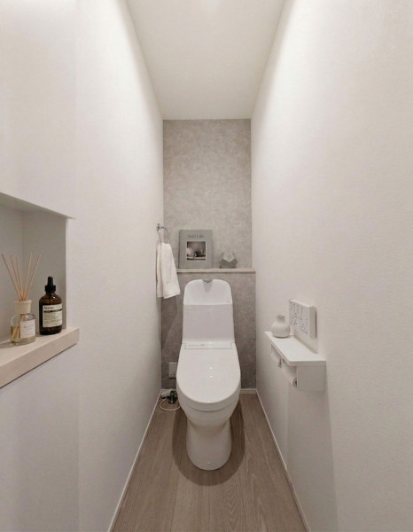 福津市西福間、新築一戸建てのトイレ画像です