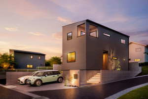 福岡市早良区飯倉、新築一戸建ての外観画像です