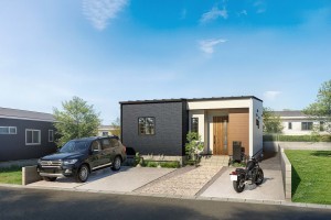 三養基郡みやき町東尾、新築一戸建ての外観画像です