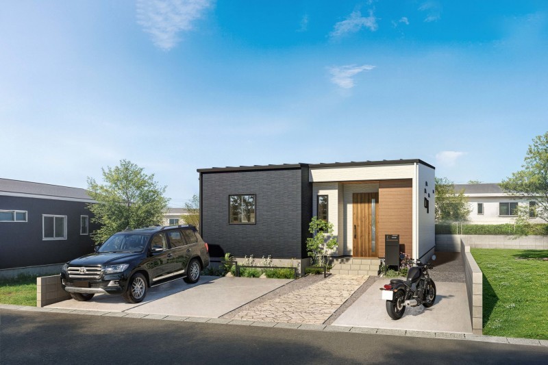 三養基郡みやき町東尾、新築一戸建ての外観画像です