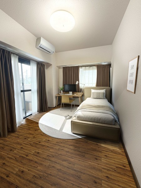 大牟田市本町、マンションの居間画像です