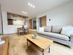 神埼市神埼町本堀、新築一戸建ての居間画像です