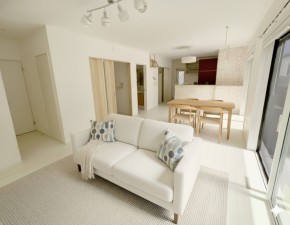 久留米市善導寺町与田、中古一戸建ての居間画像です