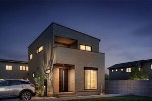 糸島市前原南、新築一戸建ての外観画像です