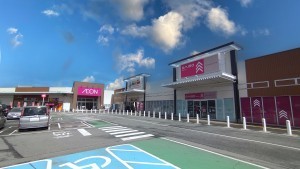 糸島市前原南、新築一戸建てのショッピングセンター画像です