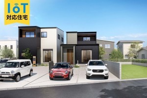 筑紫野市大字筑紫、新築一戸建ての外観画像です