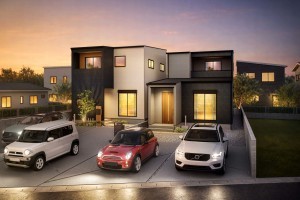 筑紫野市大字筑紫、新築一戸建ての完成予想図（外観）画像です