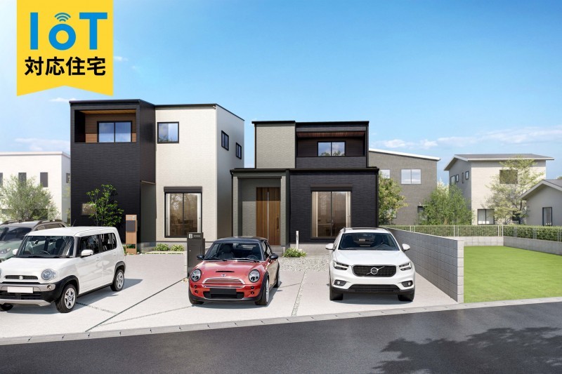 筑紫野市大字筑紫、新築一戸建ての外観画像です